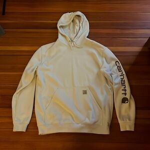 Tan Carhartt hoodie Size L